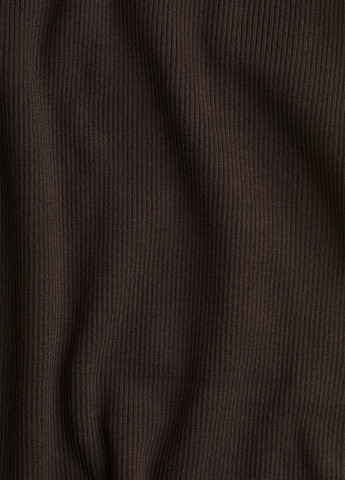 Коричнева кежуал сукня бандо H&M однотонна