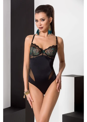 Боди FLORIS BODY black L/XL - Exclusive Passion (255457804)