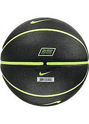 Баскетбольный мяч Everyday Playground 8P Deflated Size 7 Black / Volt (N.100.4498.085.07) Nike (253678247)