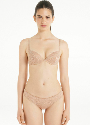 Бежевый корбей бюстгалтер Fashion Forms с косточками полиамид