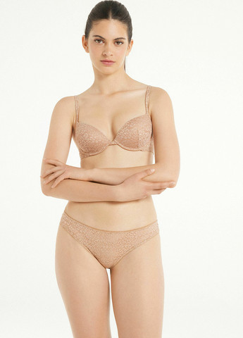 Бежевый корбей бюстгалтер Fashion Forms с косточками полиамид