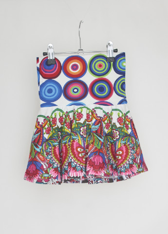 Разноцветная кэжуал с рисунком юбка Desigual клешированная