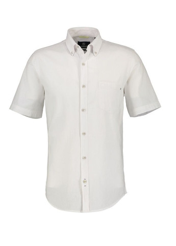 Белая кэжуал, классическая рубашка однотонная Lerros