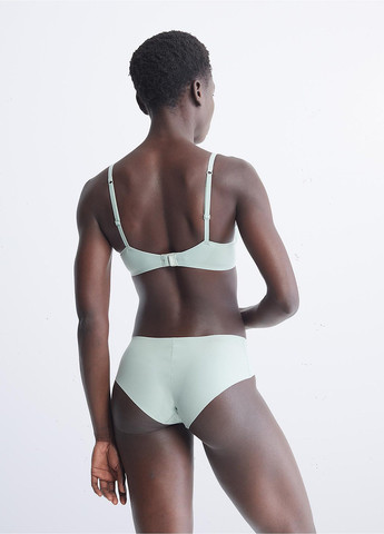 Светло-зелёный бюстгальтер Calvin Klein с косточками нейлон