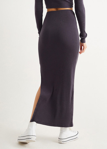 Фиолетовая кэжуал однотонная юбка C&A