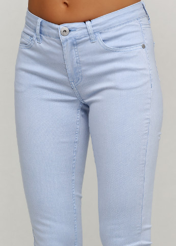 Голубые демисезонные скинни джинсы B.C. Best Connections