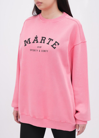 Рожевий світшот EQUILIBRI напис без декору (341745035)