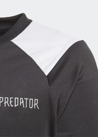 Чорна літня футболка з коротким рукавом adidas