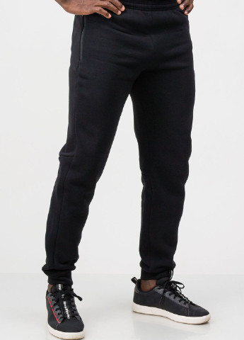 Черные спортивные демисезонные джоггеры брюки SA-sport