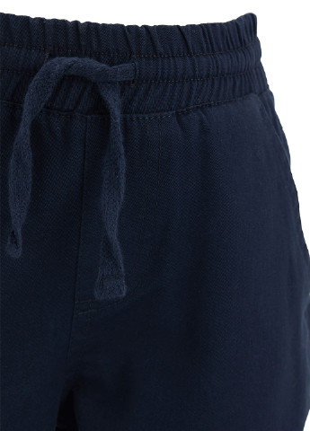 Штани DeFacto джогери темно-сині спортивні трикотаж, бавовна