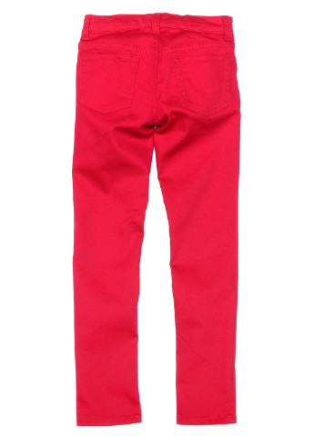 Красные кэжуал демисезонные со средней талией брюки Crazy 8
