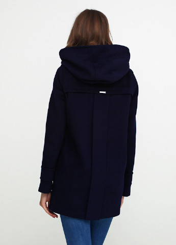Темно-синє демісезонне Пальто з капюшоном Liu-Jo