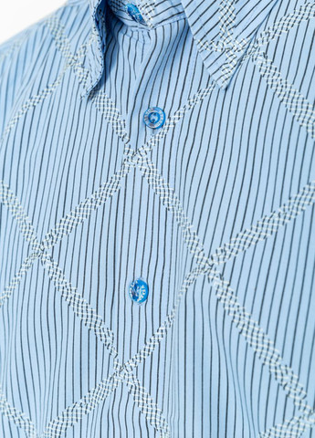 Голубой кэжуал рубашка в полоску Ager