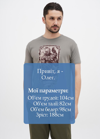 Сіро-зелена футболка Sol's