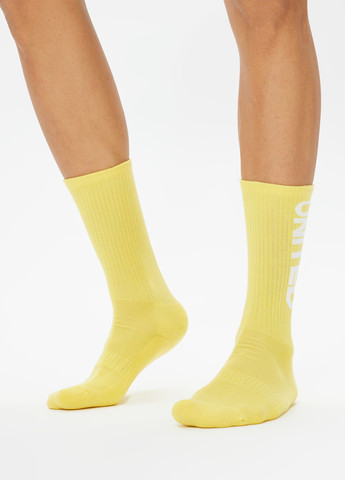 Жёлтые носки UNITED4 надписи (329148619)