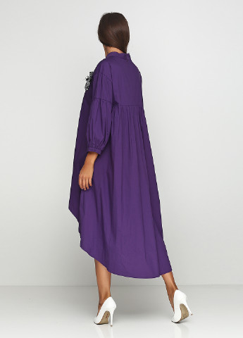 Фиолетовое кэжуал платье Piena однотонное