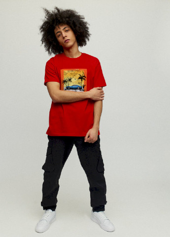 Червона футболка чоловіча YAPPI