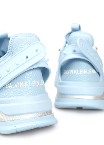 Голубые демисезонные кроссовки Calvin Klein