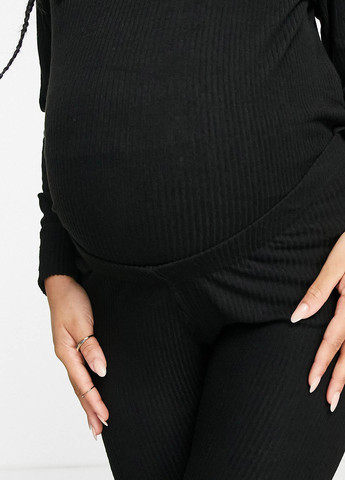 Черный демисезонный комплект для беременных (худи, леггинсы) Asos