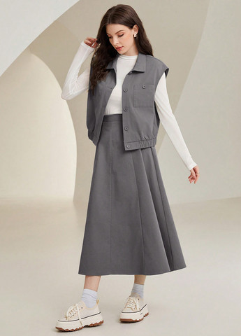 Костюм (жилет, спідниця) SHEIN (334151886)