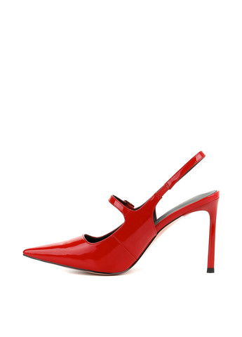 Le'BERDES Туфли слингбеки красный з натуральная кожа, украина — лето (360795629)