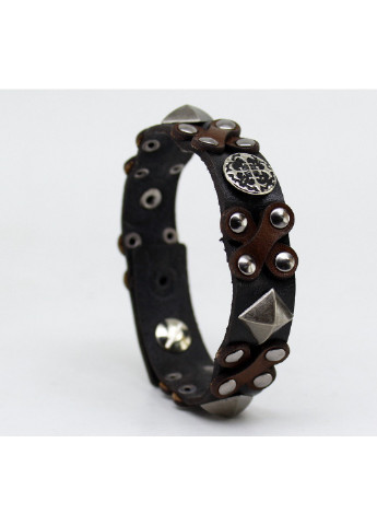 Комплект браслетов из натуральной кожи Универсальный Scappa (253136214)