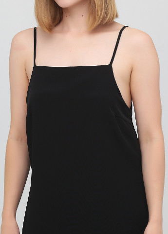 Черное кэжуал платье платье-комбинация Monki однотонное