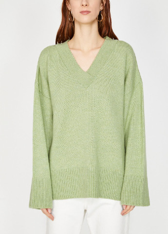 Фисташковый демисезонный пуловер пуловер KOTON