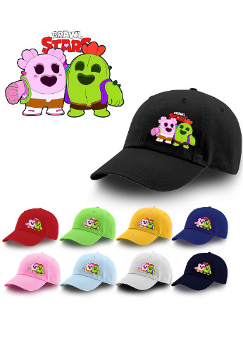 Кепка Спайк Сакура Бравл Старс (Spike Sacura Brawl Stars) (9273-1009) MobiPrint (216961621)