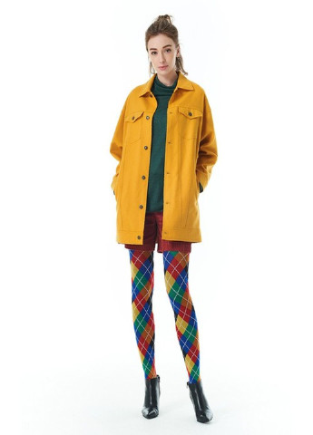 Жовта демісезонна куртка United Colors of Benetton