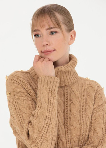 Бежевый демисезонный свитер Pierre Cardin