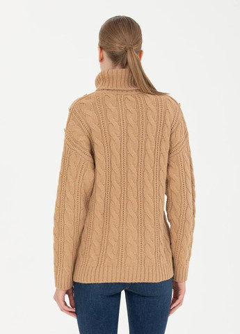 Бежевый демисезонный свитер Pierre Cardin