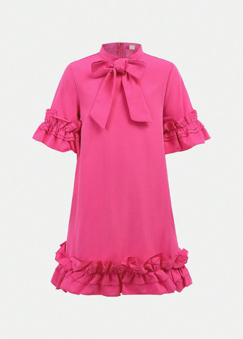 Фуксия платье SHEIN (366258325)