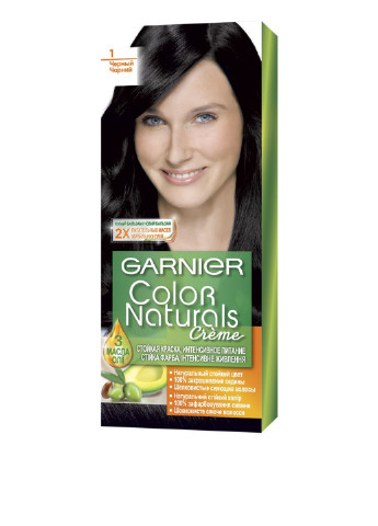 Фарба для волосся Color Naturals відтінок 1 чорний (4 пр.) Garnier (96593973)