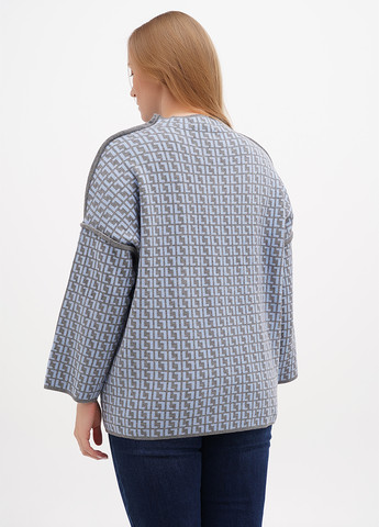 Серый демисезонный свитер Kiss Me