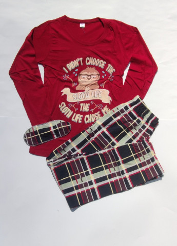 Бордовая всесезон комплект (свитшот, брюки) Boyraz Pijama