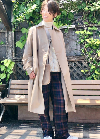 Плащ Uniqlo тренчкот на гудзиках демісезон (364794519)