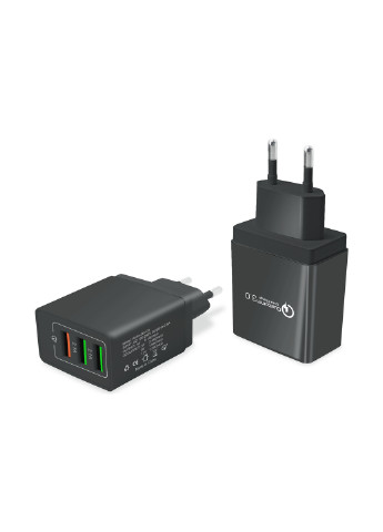 Мережевий зарядний пристрій 3 USB, 5.1A Black XoKo qc-305 (132504979)