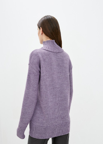 Бузковий зимовий светр Sewel