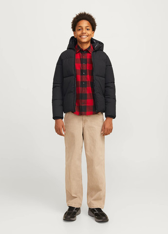 Чорна зимня куртка Jack & Jones