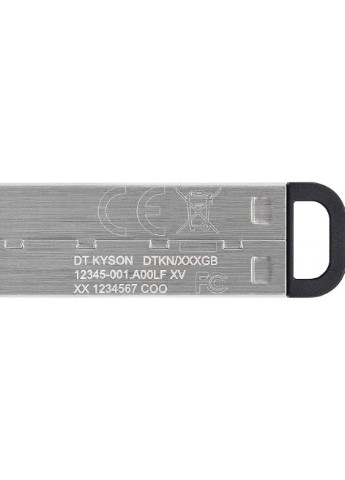USB флеш накопитель (DTKN/32GB) Kingston 32gb dt kyson silver/black usb 3.2 (232750171)