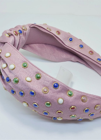 Обруч-чалма для волос Анна Ясеницкая "Краски лета" розовый Анна Ясеницька (252533191)