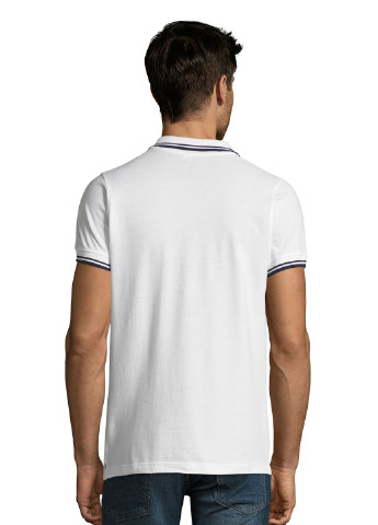 Белая футболка-поло для мужчин Sol's однотонная