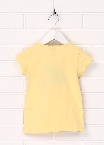 Жовта літня футболка з коротким рукавом Dasilva Kids