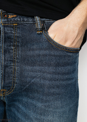 Темно-синие демисезонные прямые джинсы 501 Levi's