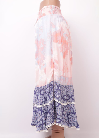 Разноцветная кэжуал цветочной расцветки юбка Asos клешированная