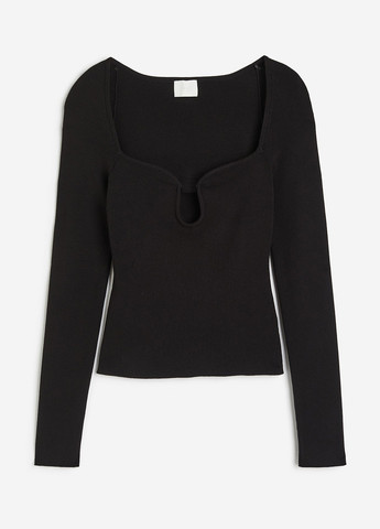 Черный демисезонный пуловер пуловер H&M