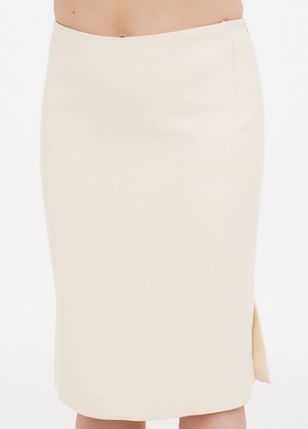 Молочная кэжуал однотонная юбка Ralph Lauren карандаш