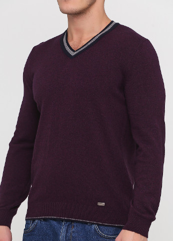Сливовый демисезонный пуловер пуловер Hugo Boss