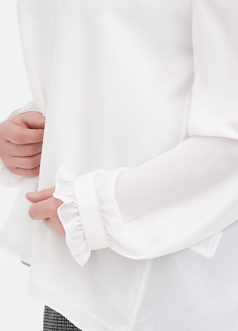 Біла демісезонна блузка Oltre
